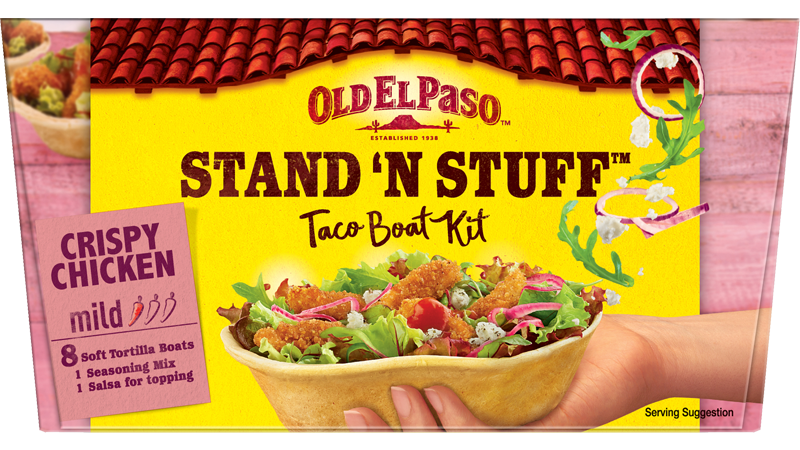 8 Crispy Chicken Mild Taco Boat Kit Sns  